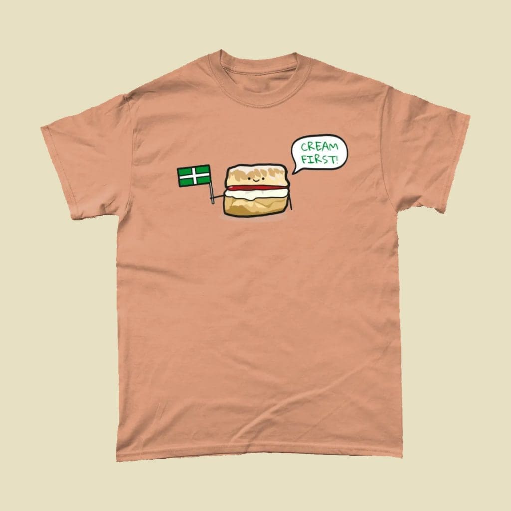 Cream First Devon Scone T Shirt