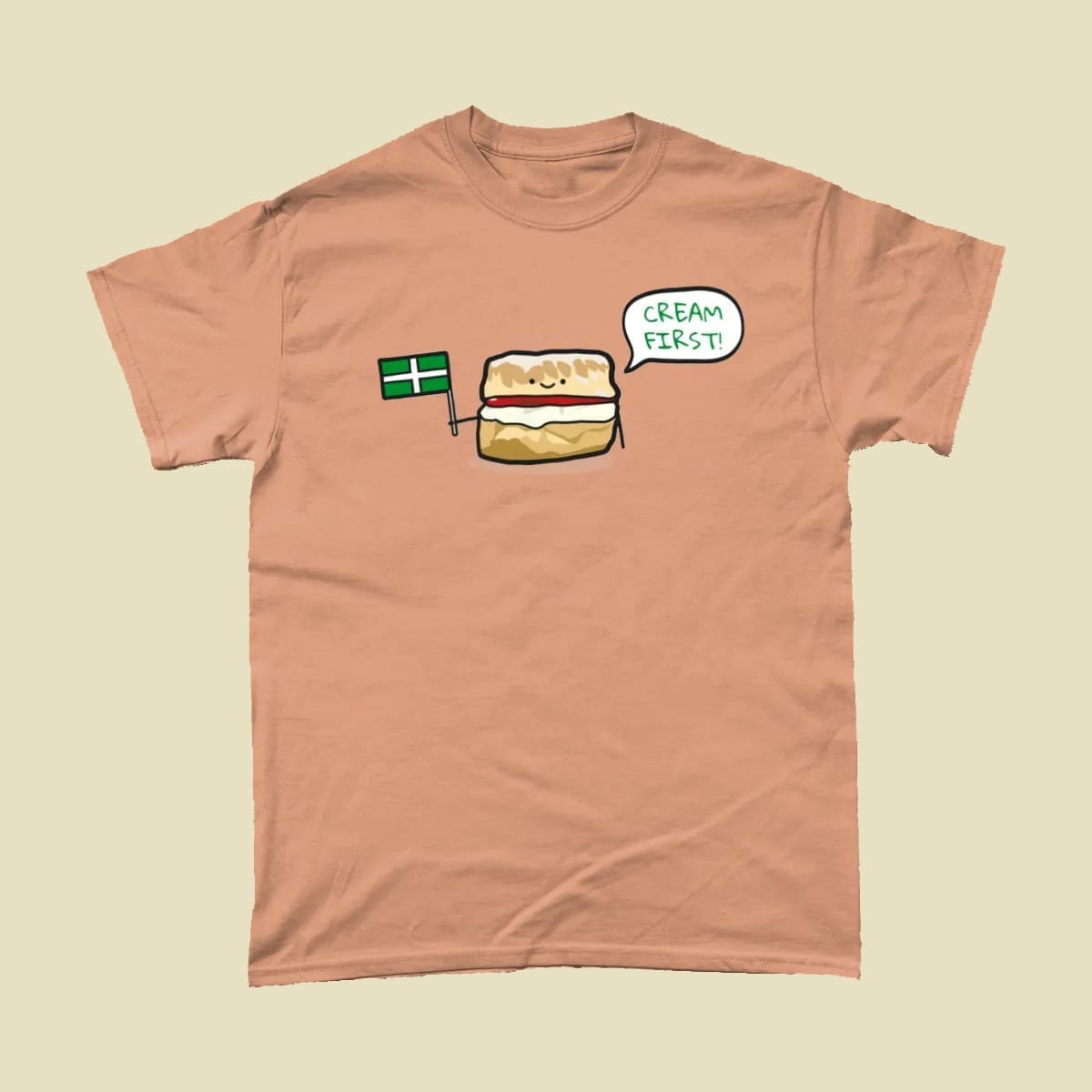 Cream First - T-Shirt