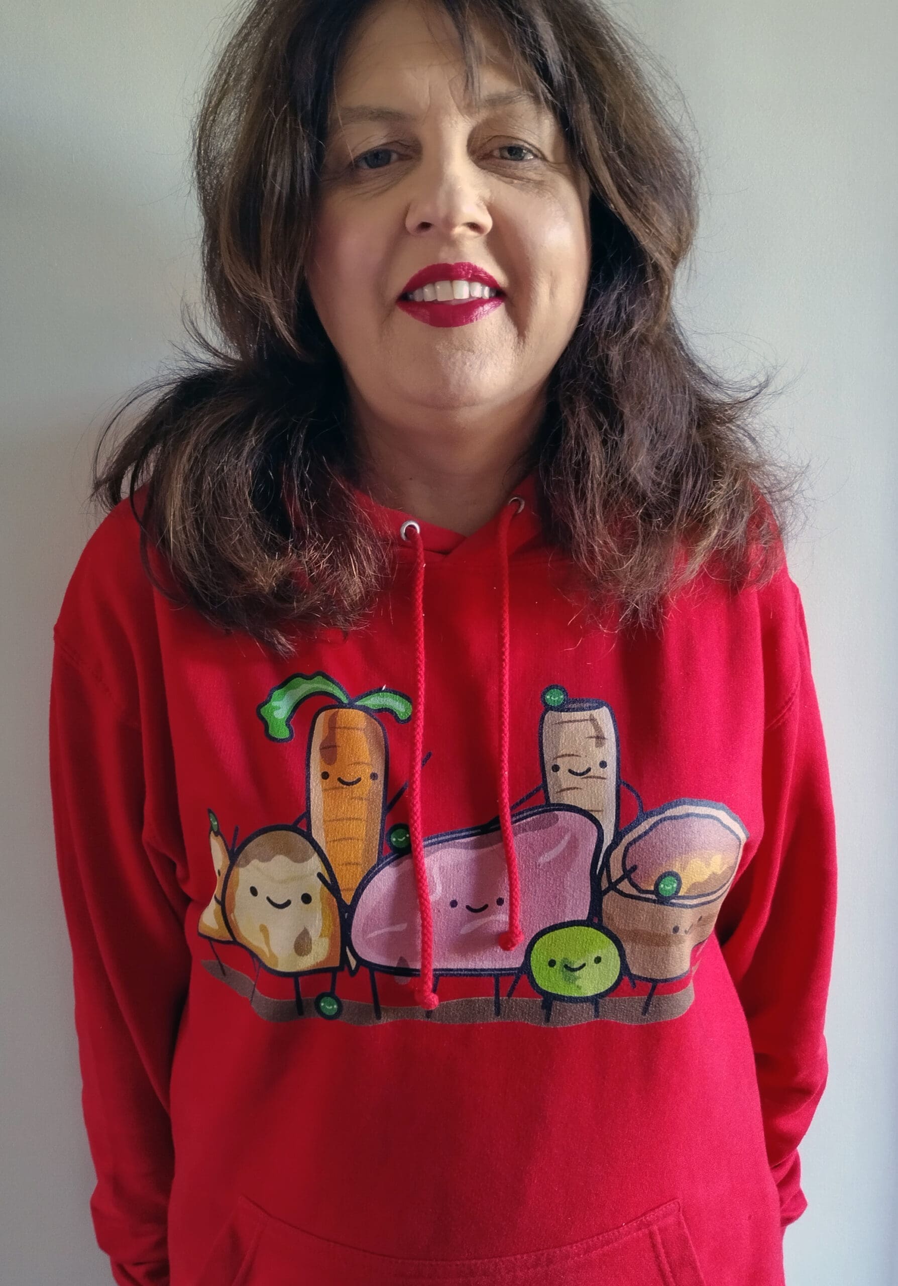 Cute Roast Dinner Red Hoodie Gallery