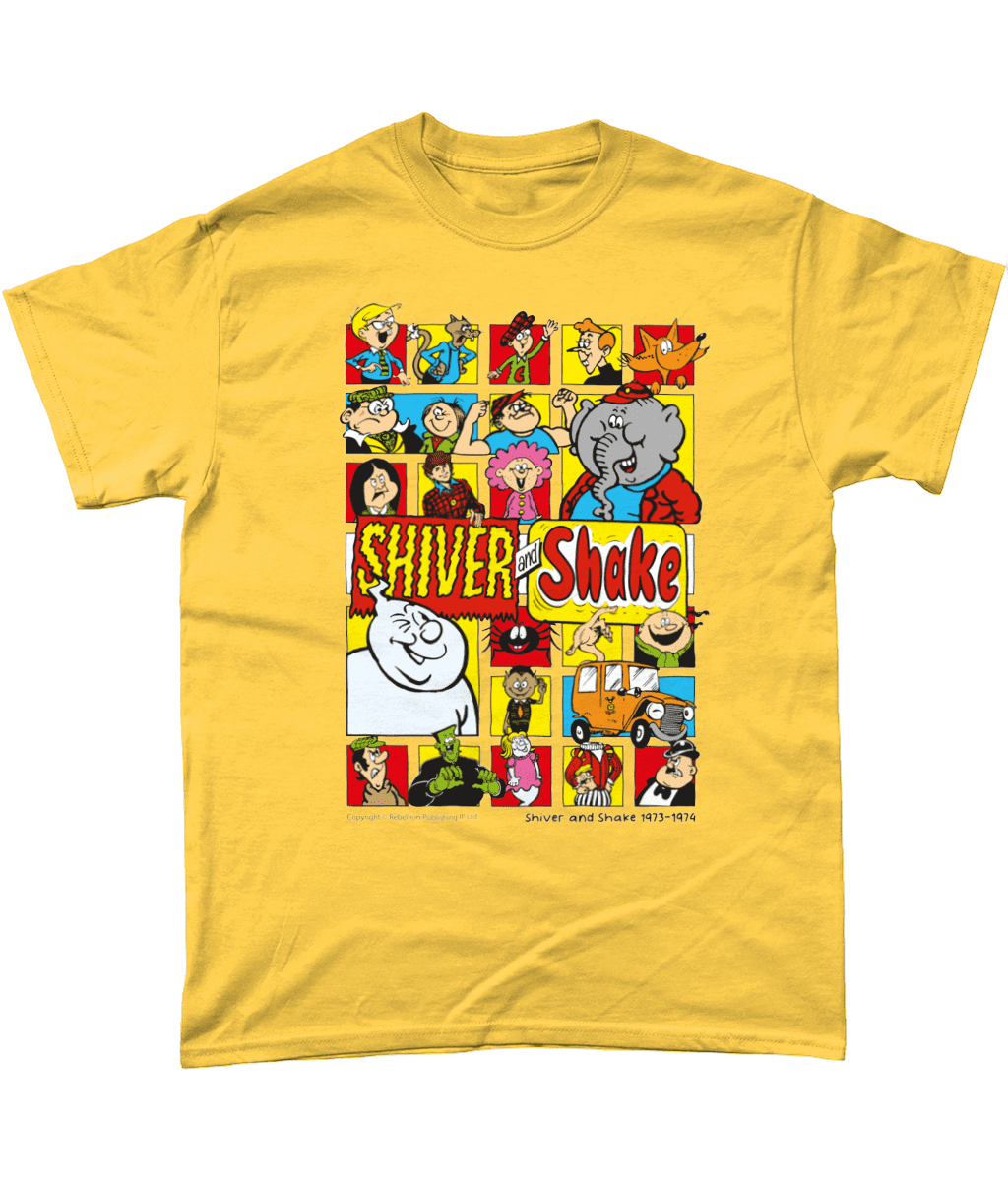 Shiver and Shake Comic IPC Fleetway Rebellion British Nostalgic T-Shirt Daisy