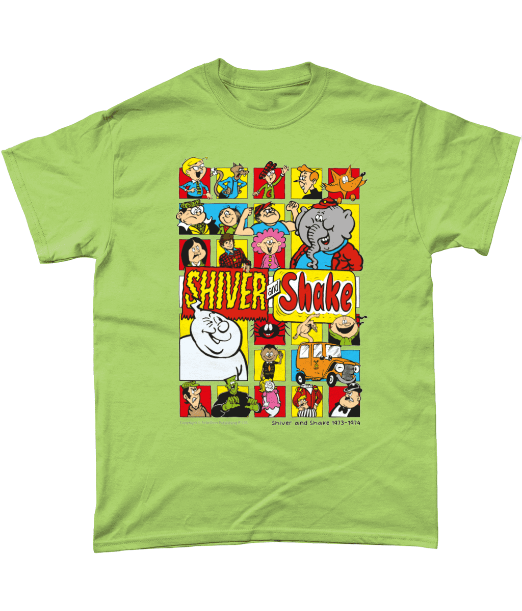 Shiver and Shake Comic IPC Fleetway Rebellion British Nostalgic T-Shirt Kiwi