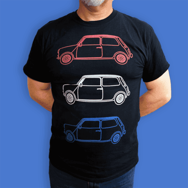 Mini British Car Italian Job Men's T-Shirt